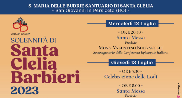 festa di santa clelia barbieri