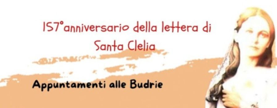 157 anniversario della lettera di santa clelia